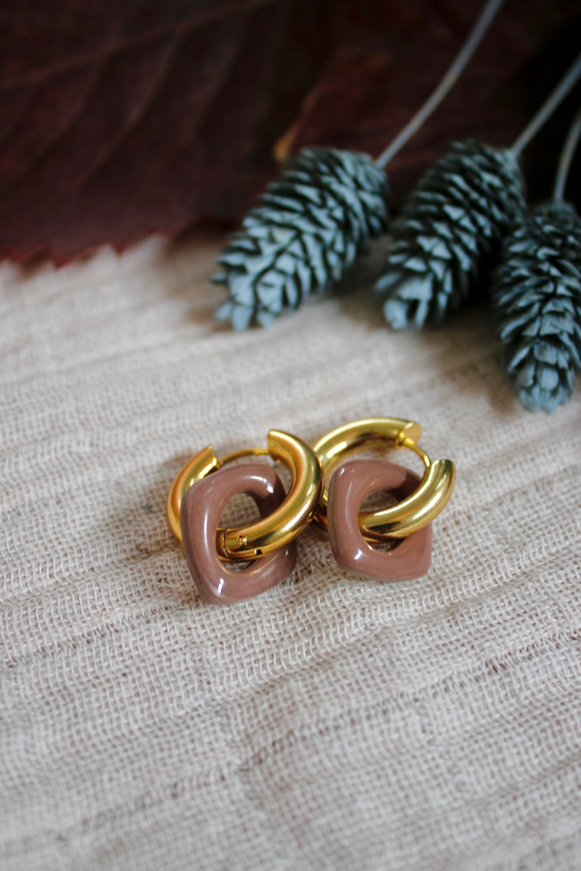 Boucles d'oreilles interchangeables Amandine Mamamiia bijoux