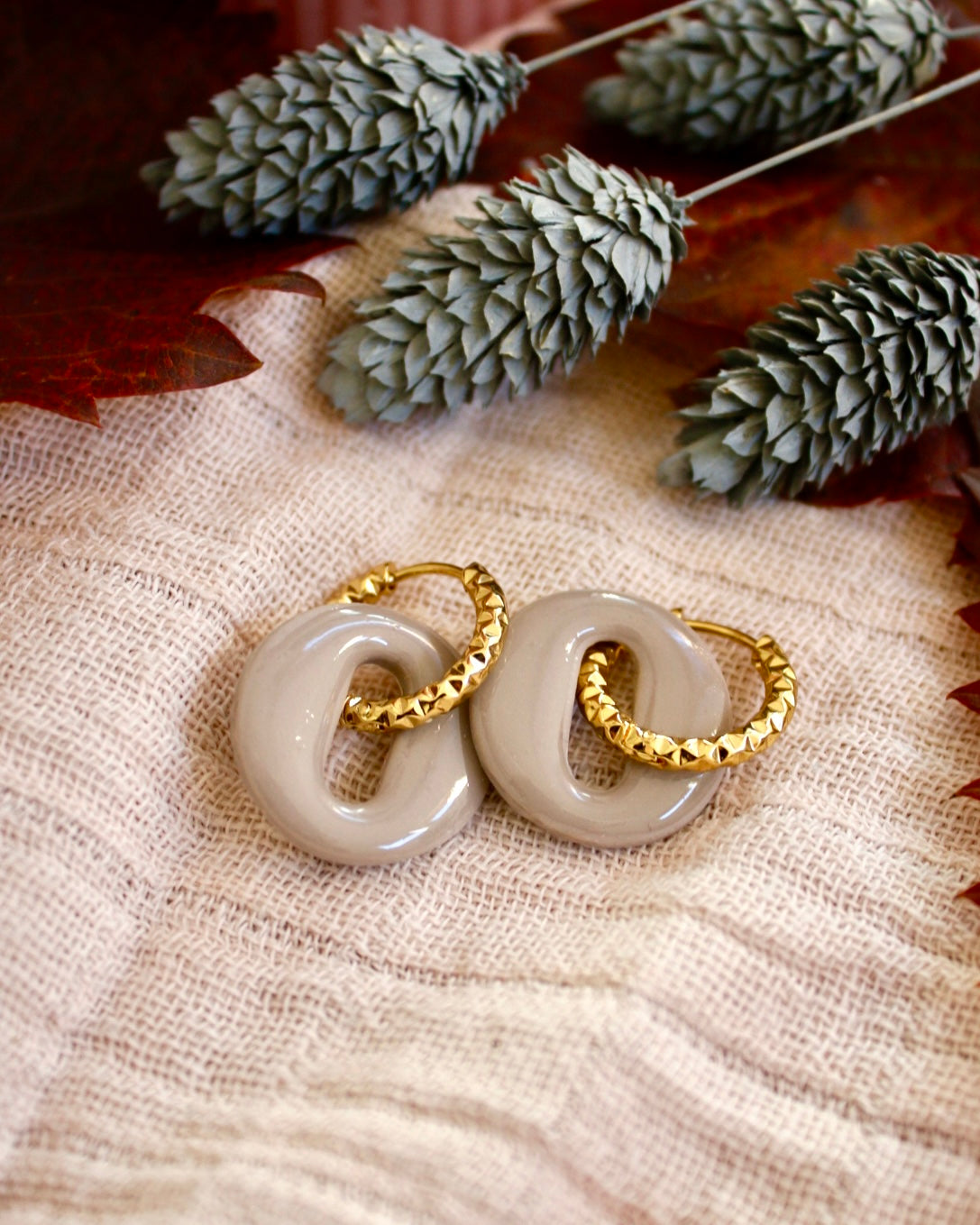 Boucles d'oreilles interchangeables Julie Mamamiia bijoux