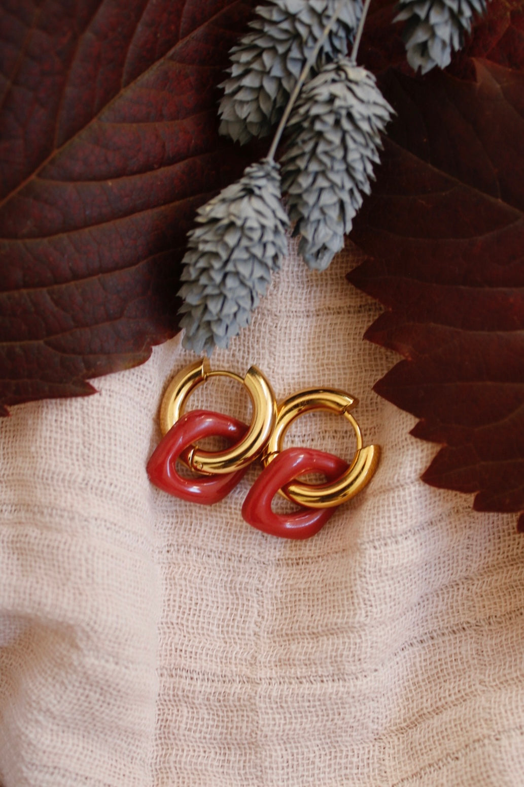 Boucles d'oreilles interchangeables Amandine Mamamiia bijoux