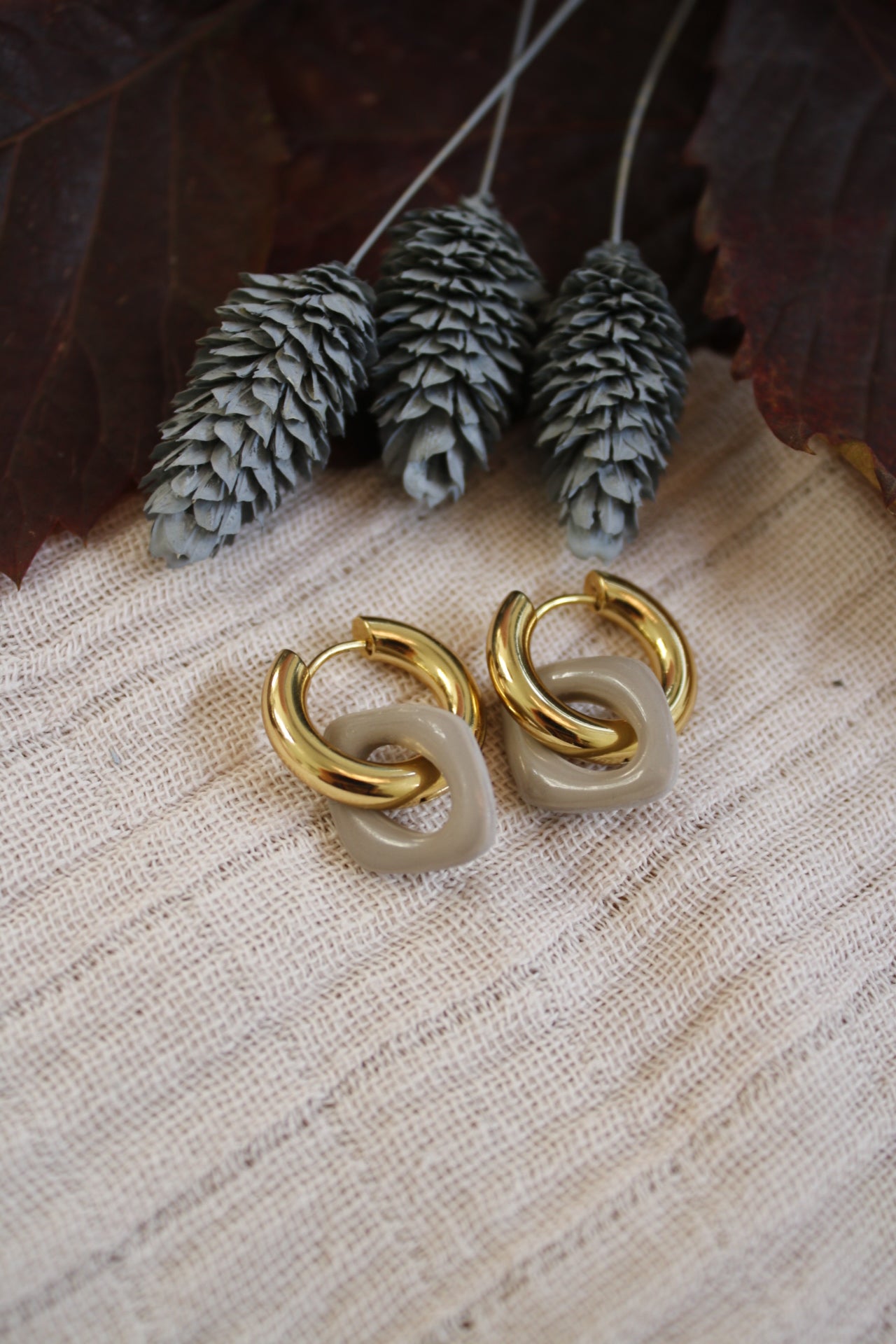 Boucles d'oreilles interchangeables Amandine Mamamiia bijoux