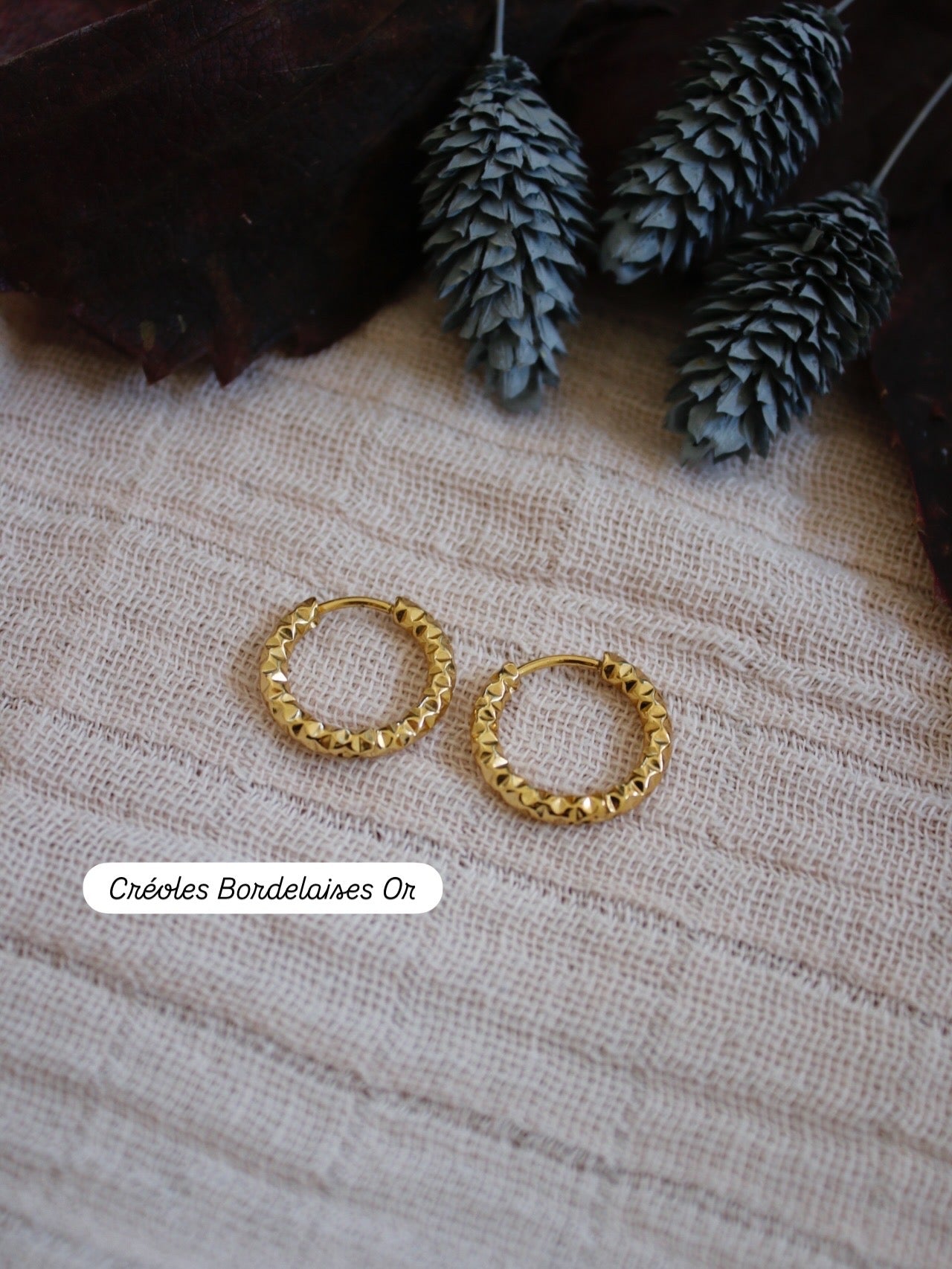 Créoles pour pampilles interchangeables