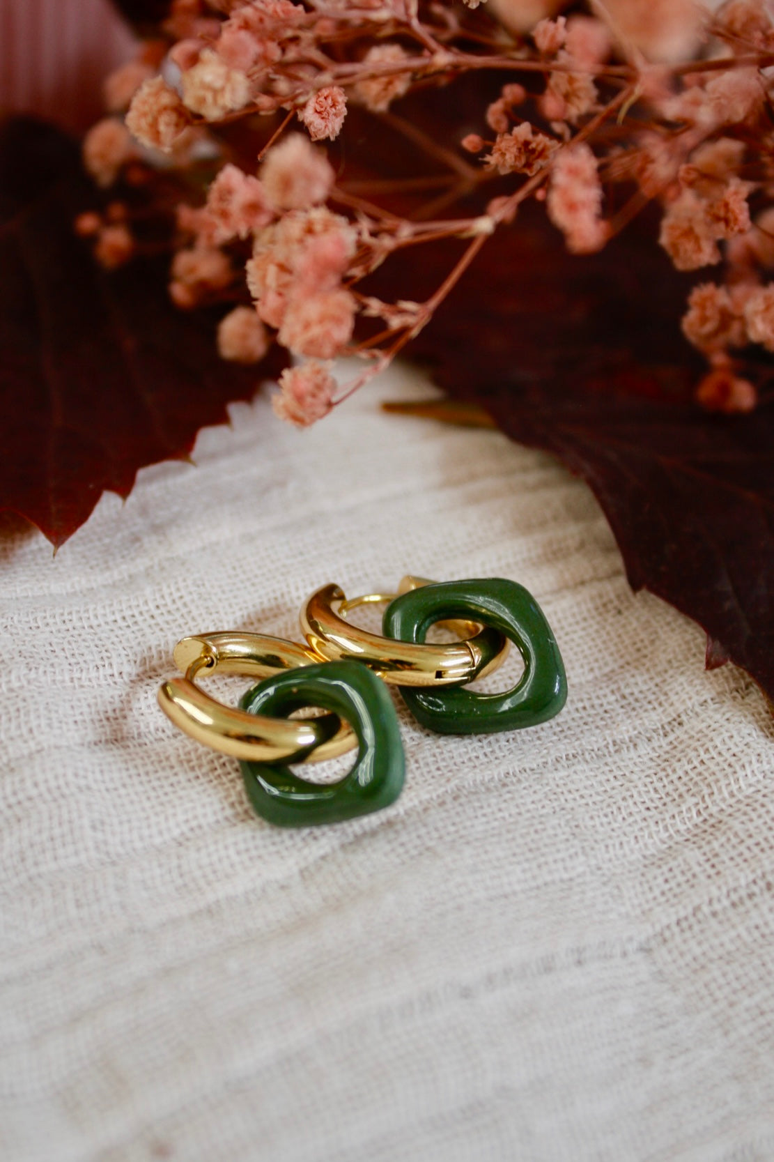 Boucles d'oreilles interchangeables Amandine Mamamiia bijoux