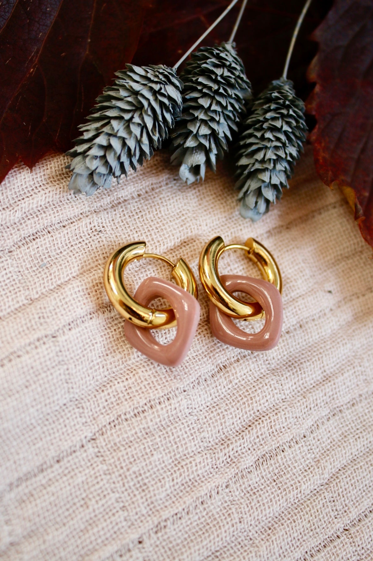 Boucles d'oreilles interchangeables Amandine Mamamiia bijoux