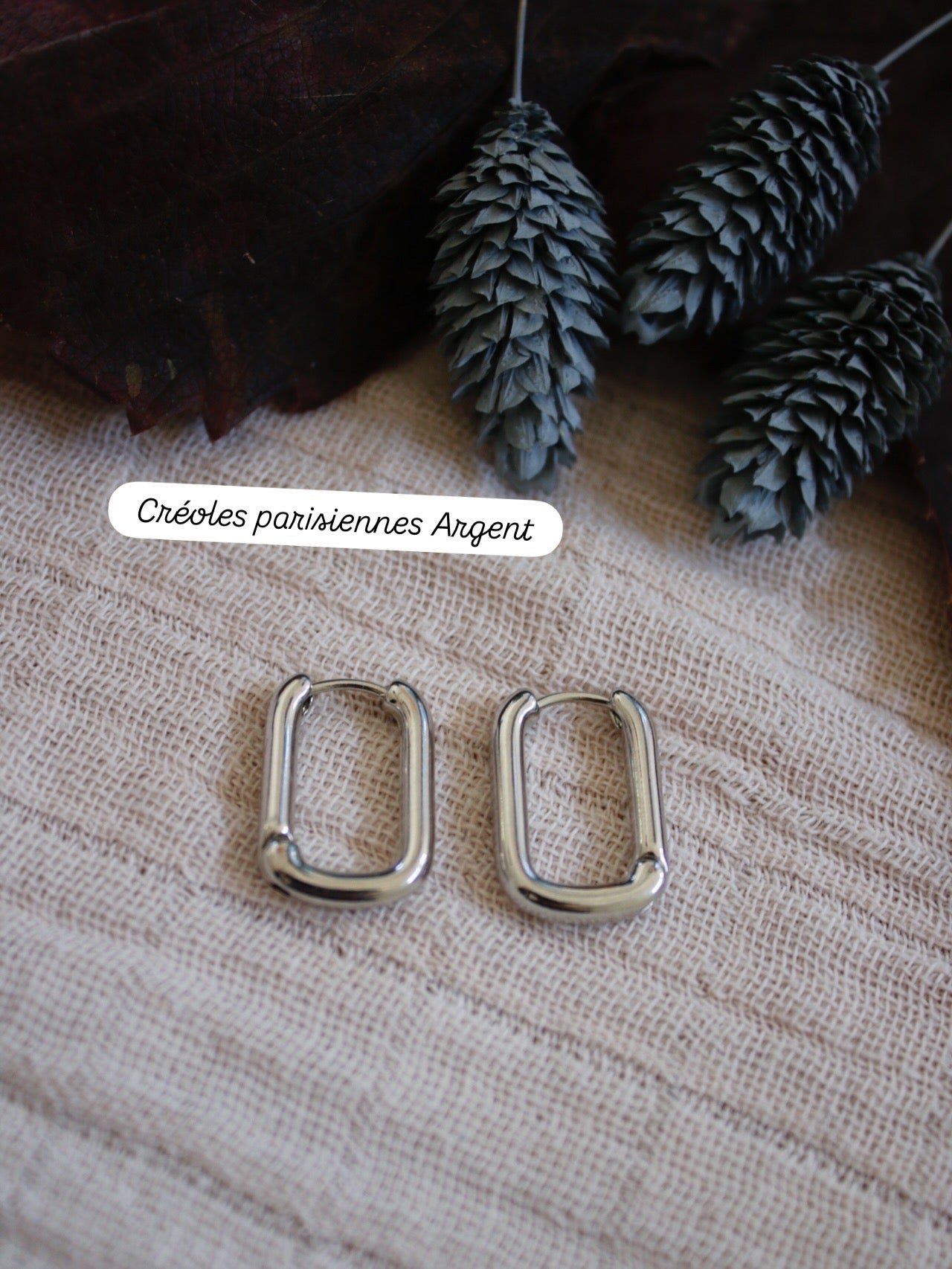 Créoles pour pampilles interchangeables