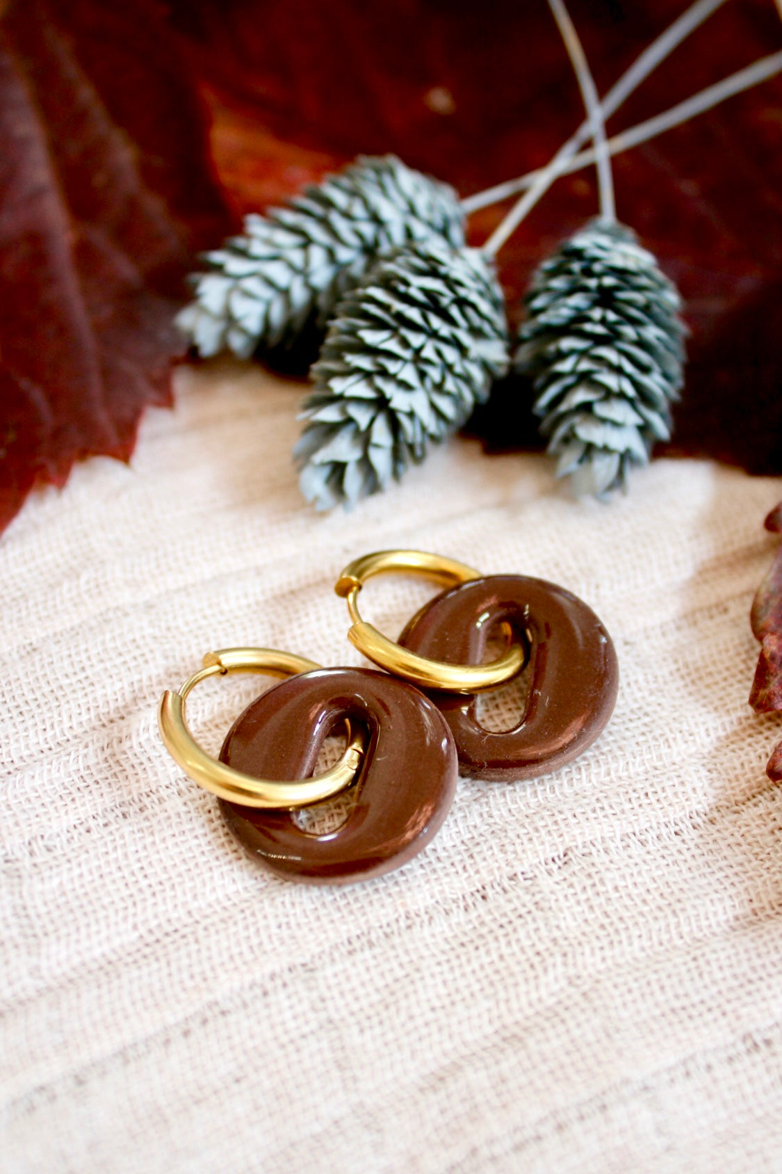 Boucles d'oreilles interchangeables Julie Mamamiia bijoux