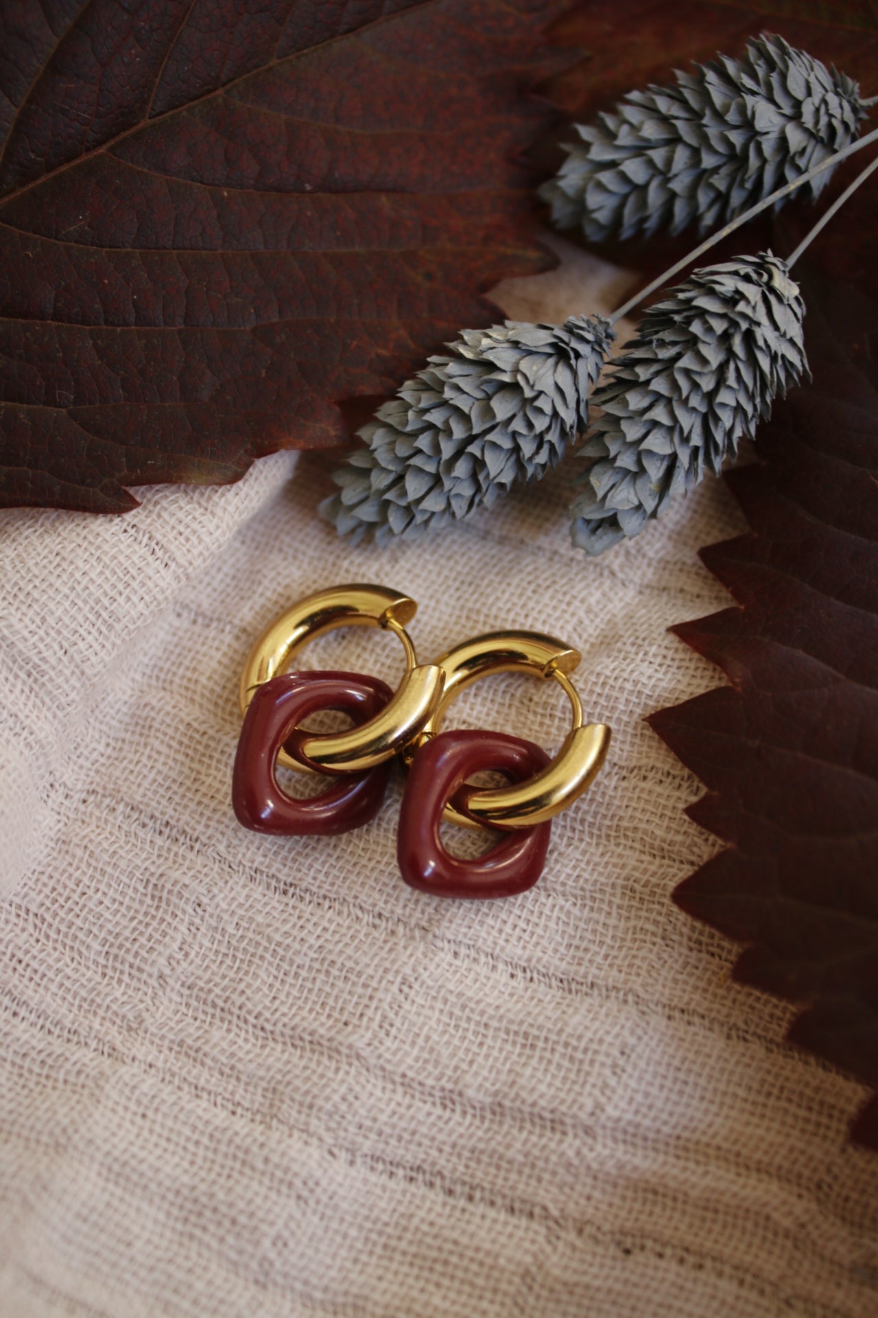 Boucles d'oreilles interchangeables Amandine Mamamiia bijoux