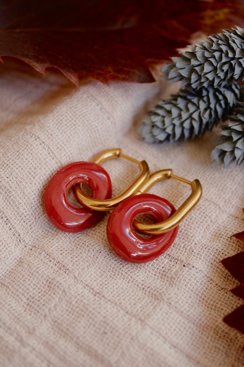 Boucles d'oreilles interchangeables Valentine Mamamiia bijoux