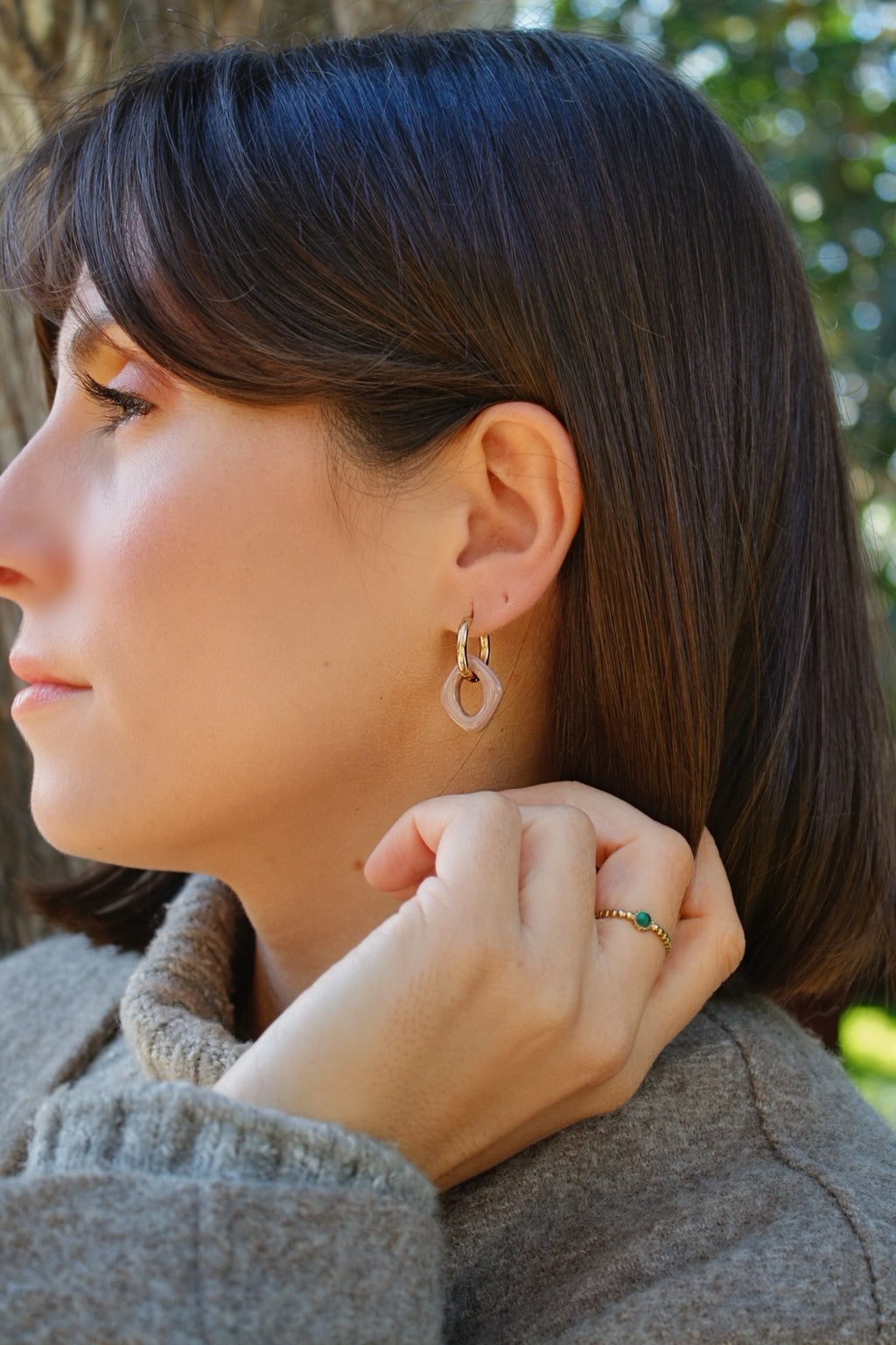 Boucles d'oreilles interchangeables Amandine Mamamiia bijoux