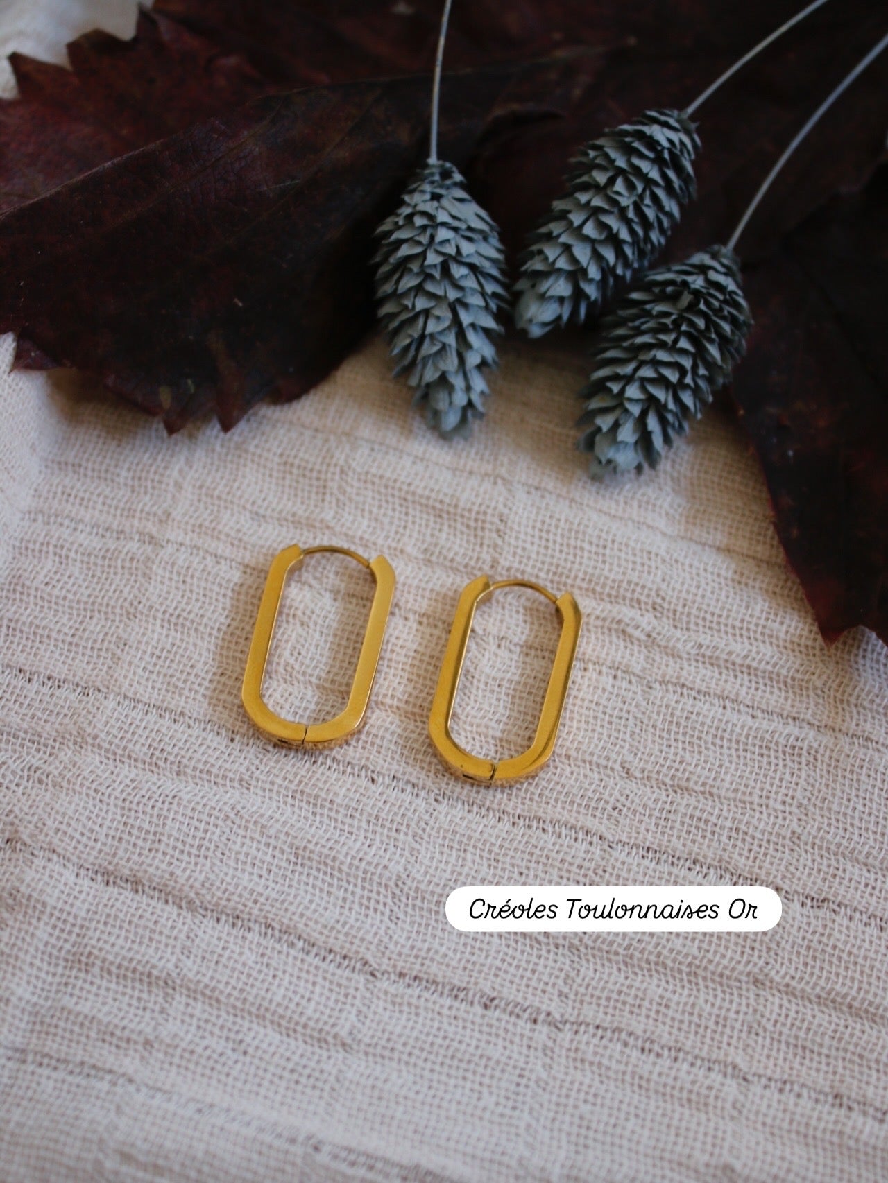 Créoles pour pampilles interchangeables