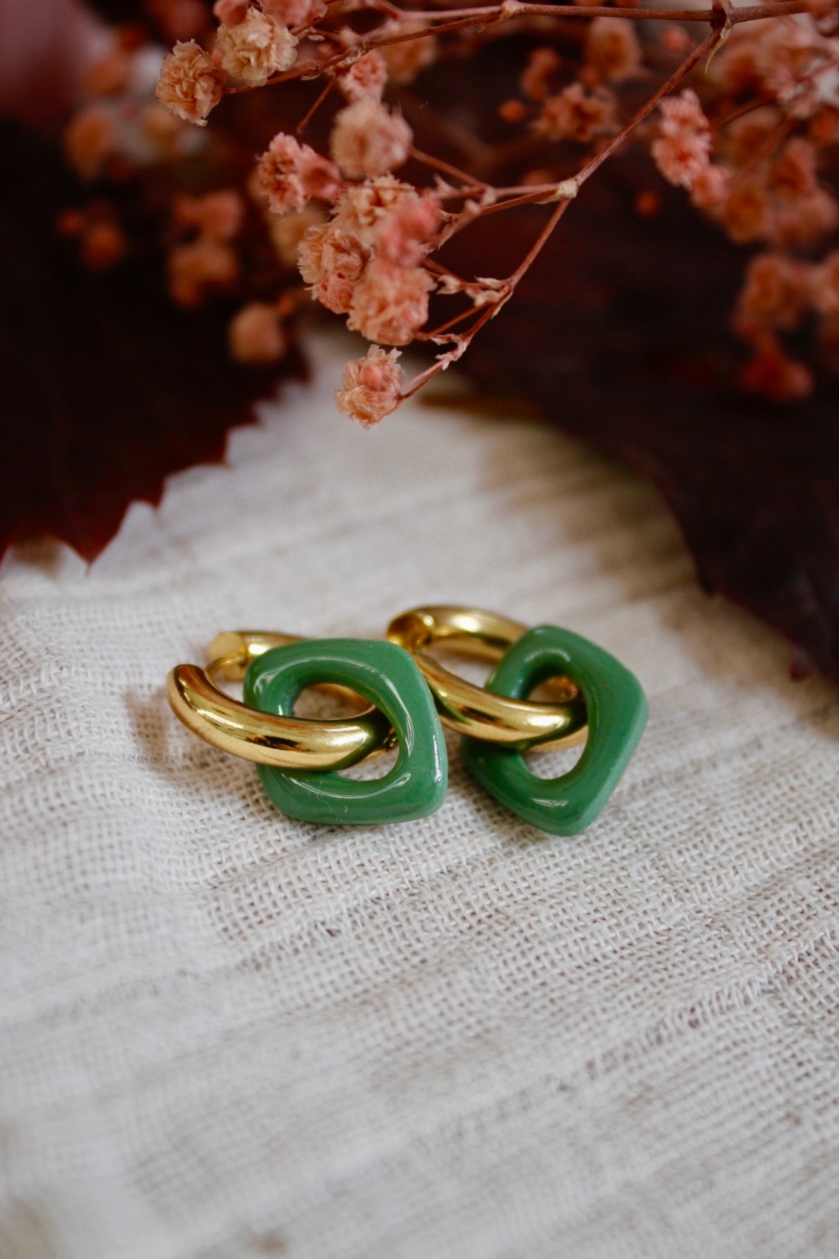 Boucles d'oreilles interchangeables Amandine Mamamiia bijoux