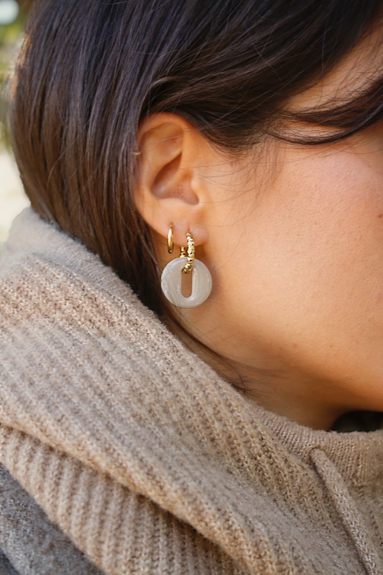 Boucles d'oreilles interchangeables Julie Mamamiia bijoux