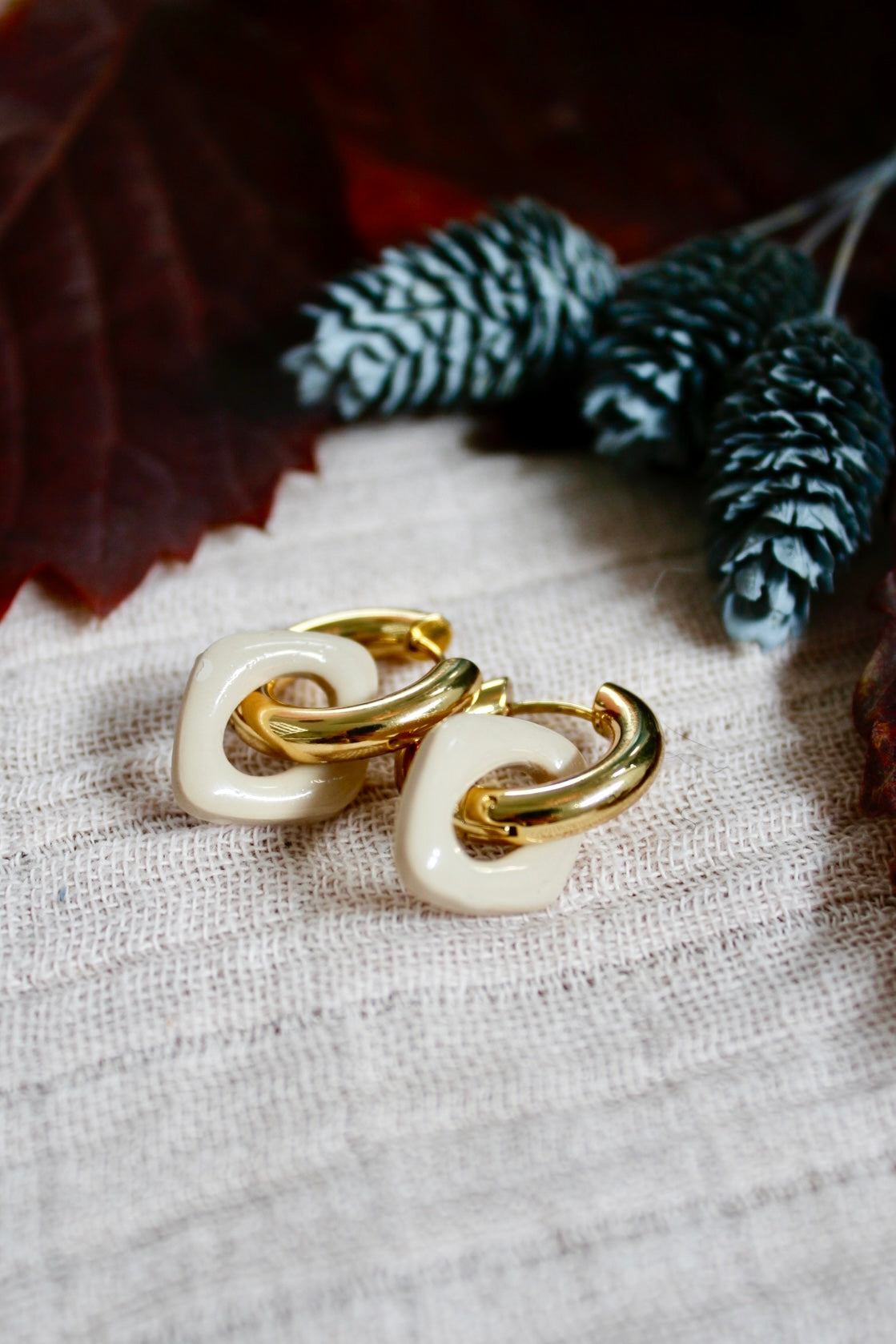 Boucles d'oreilles interchangeables Amandine Mamamiia bijoux